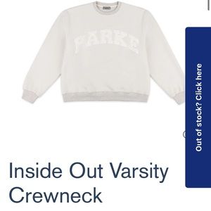 PARKE cozy collection sweatshirt size L/XL
